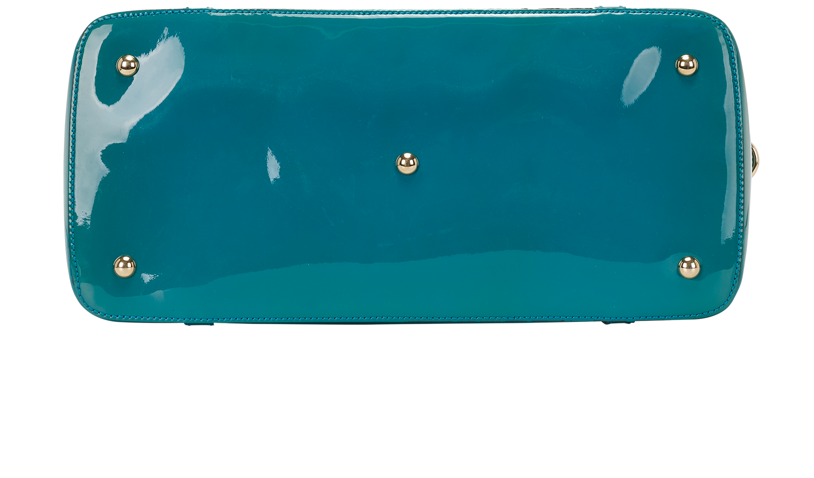 Guccissima Dome Bag, &pound;310, Handbags, Blue, Patent Leather, Top view